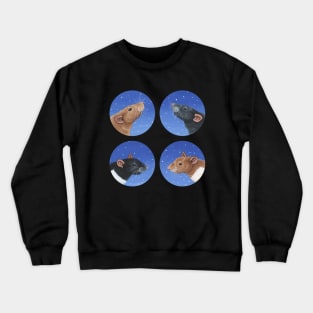 Christmas Rat Designs Crewneck Sweatshirt